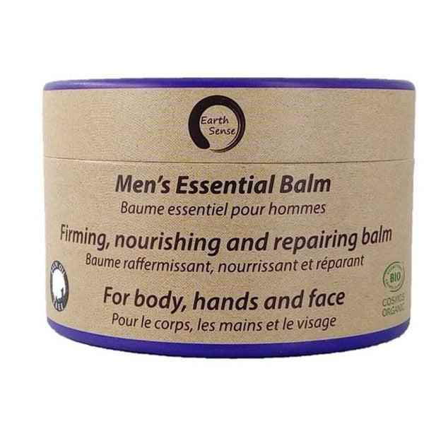 Organic Men's Essential Balm with Sandalwood 100ml - For Face, beard, hands & whole body-0