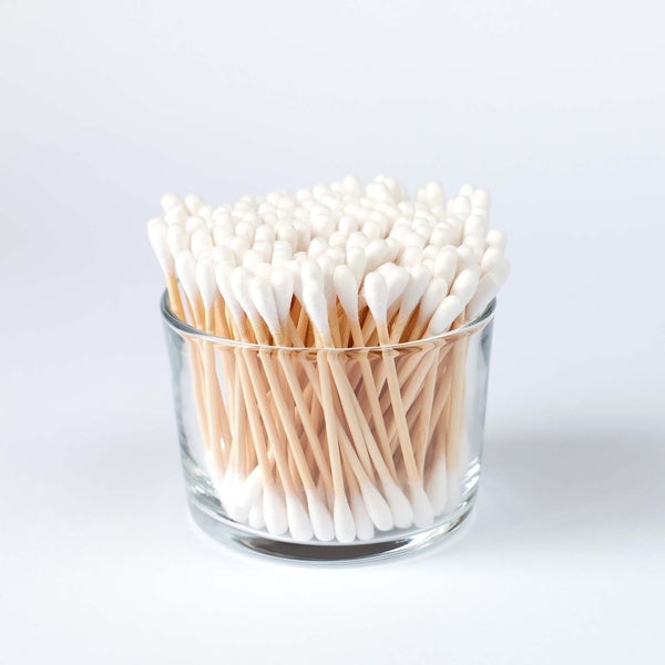 Bamboo Cotton Buds | Eco Cotton Swabs (200 Pieces) - Leaf & Stone