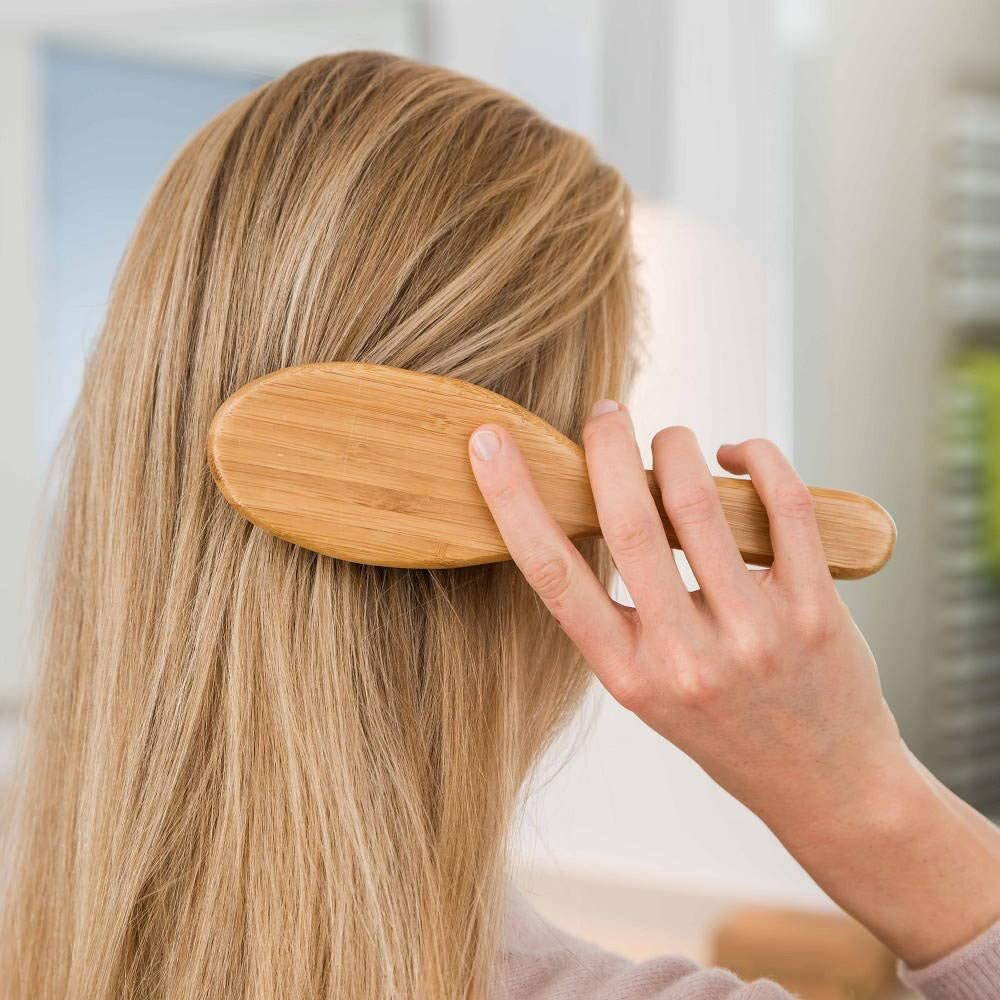 Bamboo Hairbrush | Sustainable Wooden Hair Brushes - Leaf & Stone