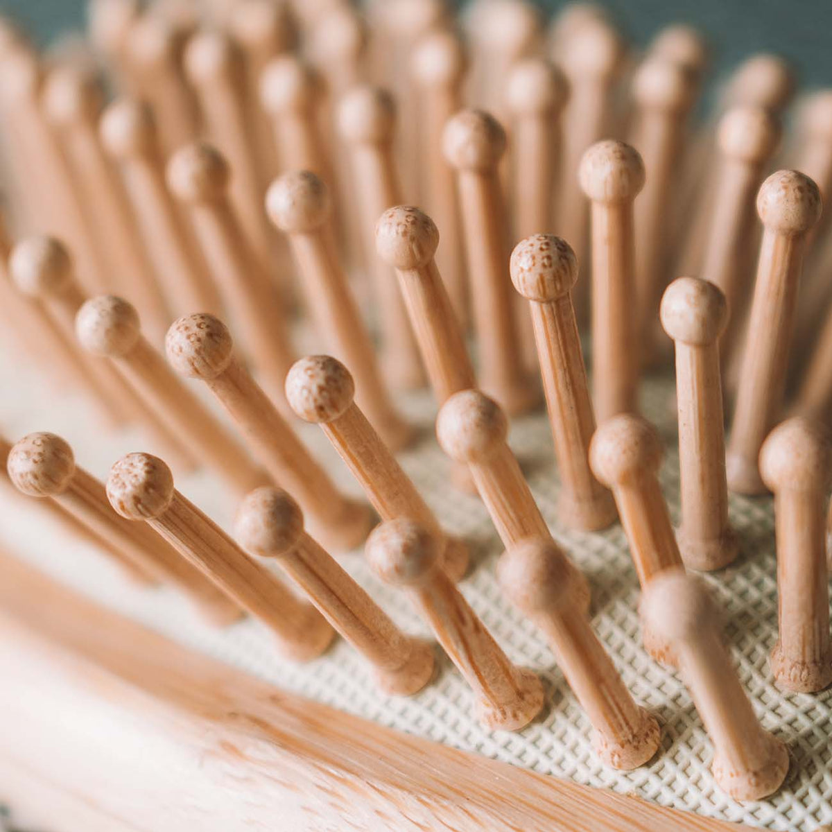 Bamboo Hairbrush | Sustainable Wooden Hair Brushes - Leaf & Stone