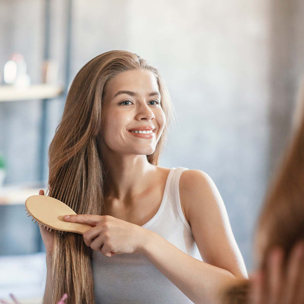 Bamboo Hairbrush | Sustainable Wooden Hair Brushes - Leaf & Stone