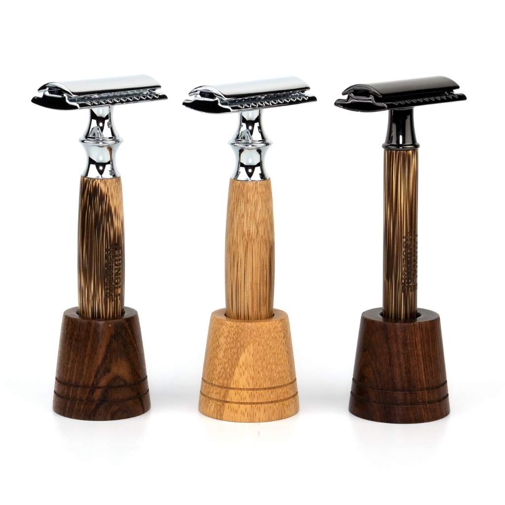 Bamboo Safety Razor | Reusable Bamboo Razor - Leaf & Stone