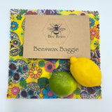 Beeswax Baggie - Bread and Veg size 35x 45 - Leaf & Stone