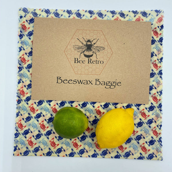 Beeswax Baggie - Bread and Veg size 35x 45 - Leaf & Stone