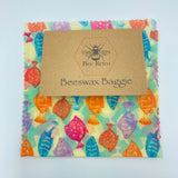 Beeswax Baggie - Bread and Veg size 35x 45 - Leaf & Stone