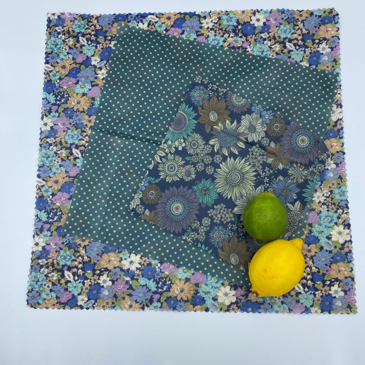 Blue Sunflower - Eco Friendly Beeswax Wrap - Leaf & Stone