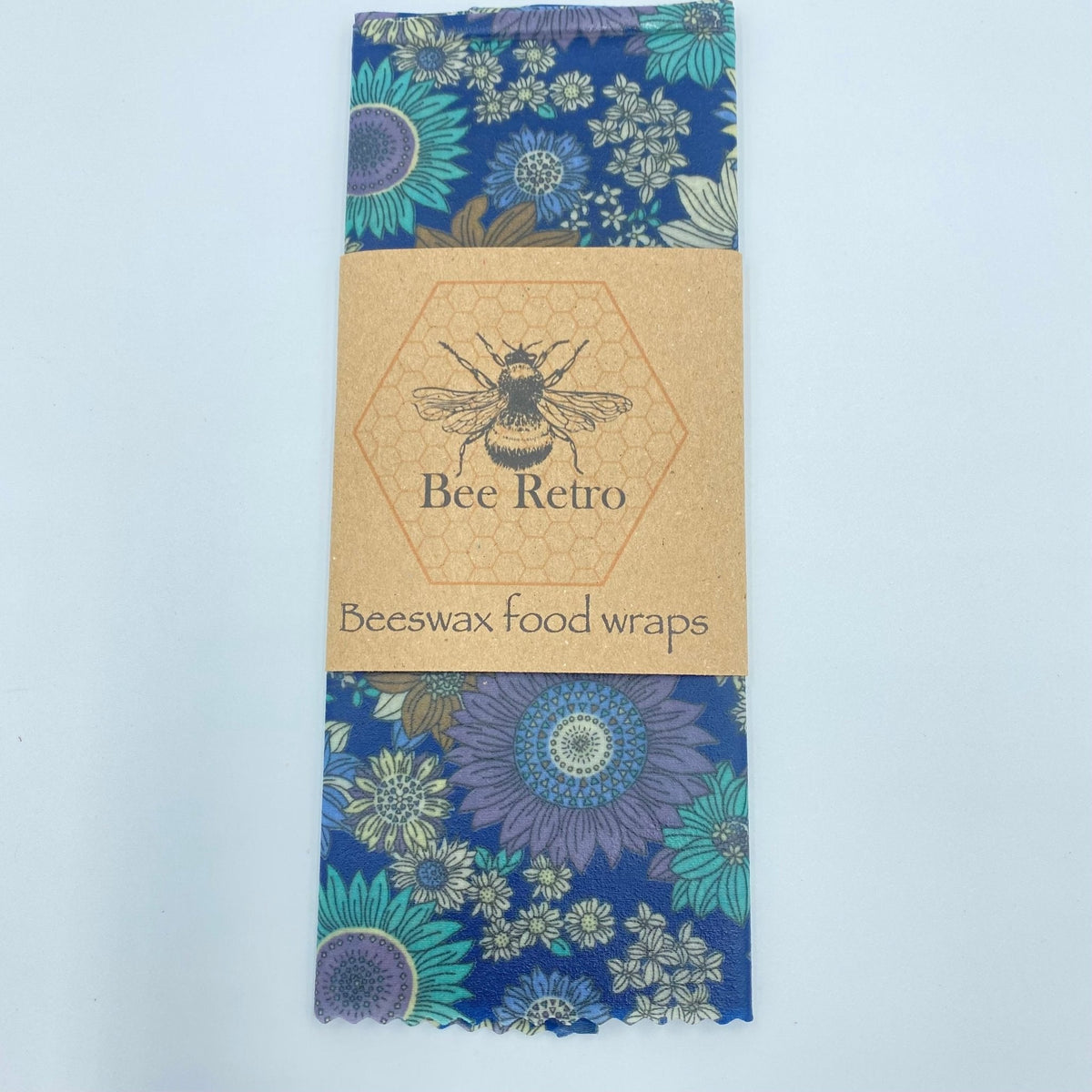 Blue Sunflower - Eco Friendly Beeswax Wrap - Leaf & Stone