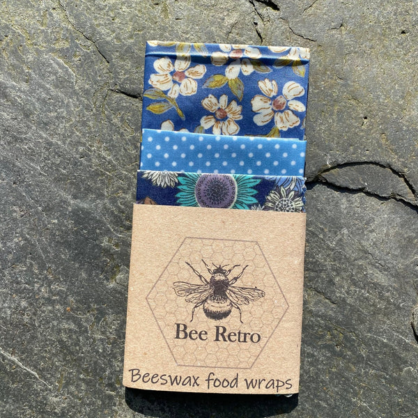 Blue Sunflower - Eco Friendly Beeswax Wrap - Leaf & Stone