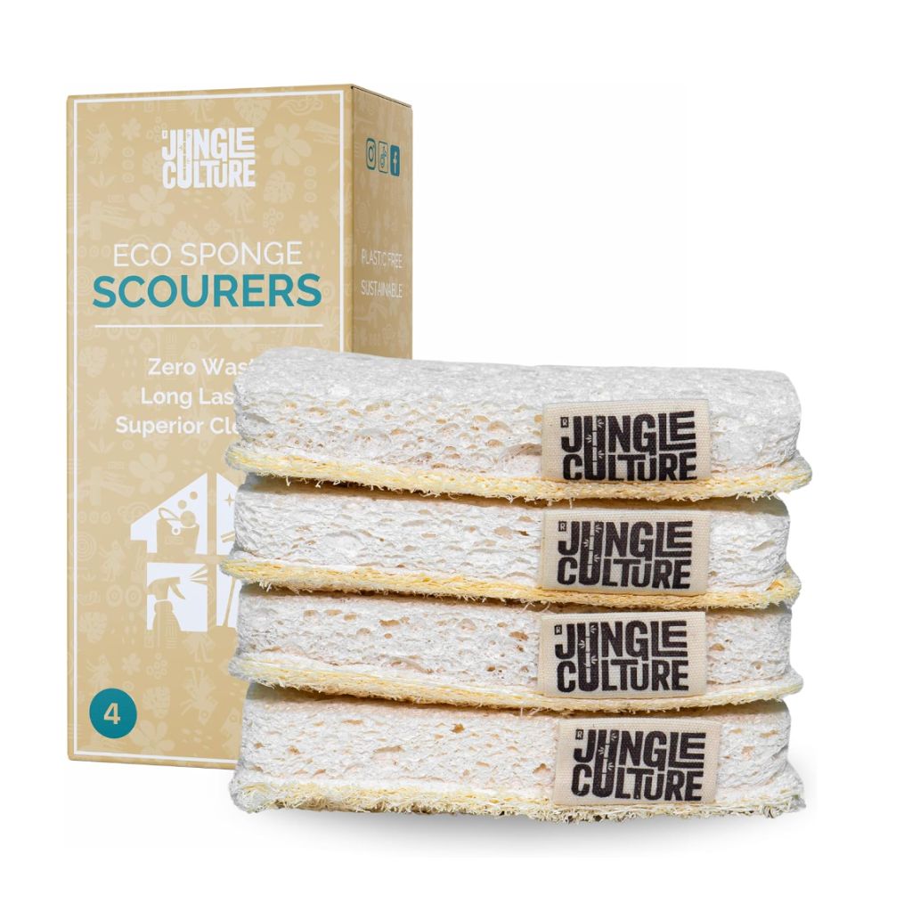 Eco Dish Sponges | Pack of 4 - Leaf & Stone