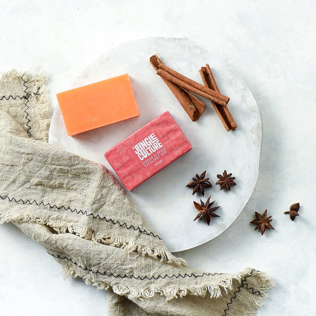 Ginger & Spice Natural Exfoliant Bar - Leaf & Stone